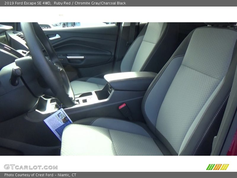 Ruby Red / Chromite Gray/Charcoal Black 2019 Ford Escape SE 4WD