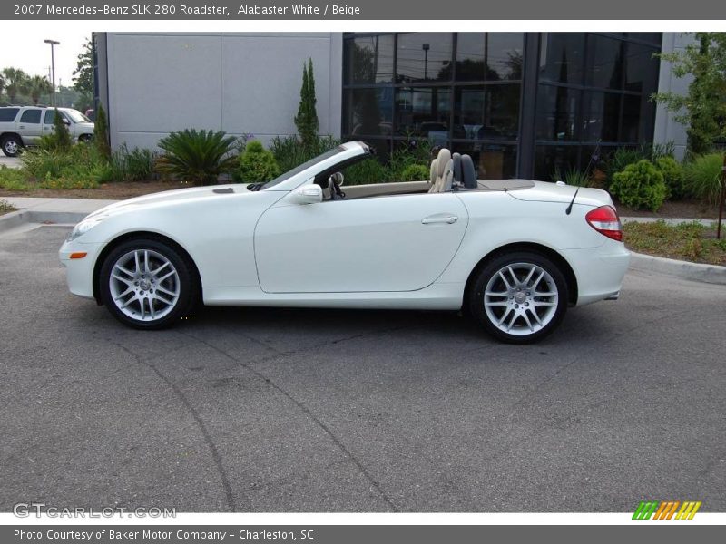 Alabaster White / Beige 2007 Mercedes-Benz SLK 280 Roadster