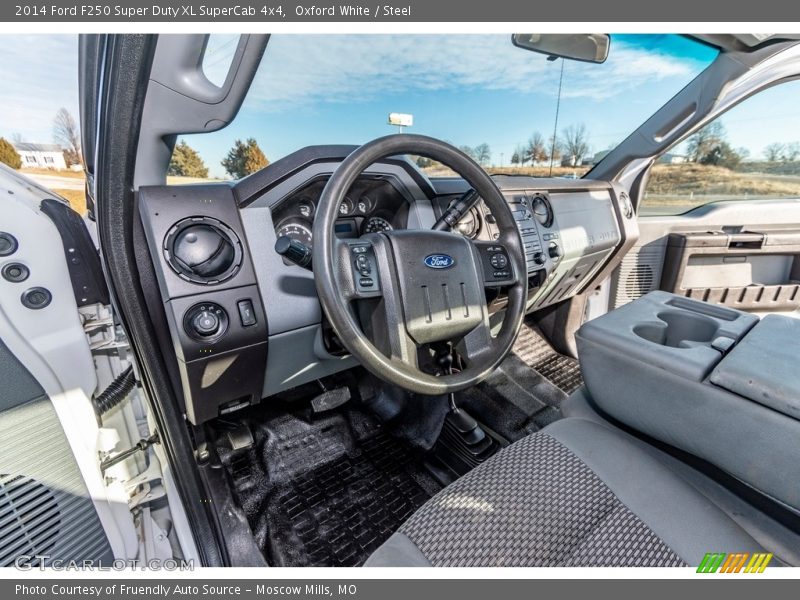 Oxford White / Steel 2014 Ford F250 Super Duty XL SuperCab 4x4