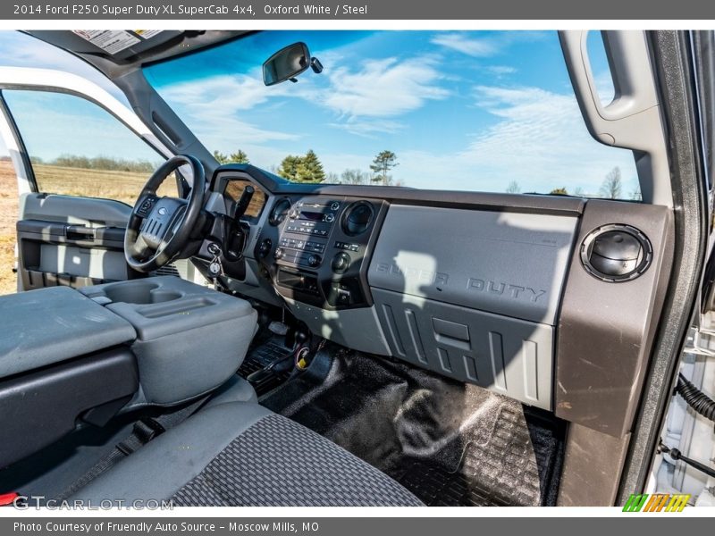 Oxford White / Steel 2014 Ford F250 Super Duty XL SuperCab 4x4