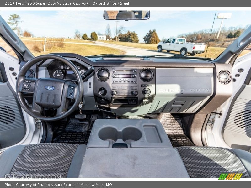Oxford White / Steel 2014 Ford F250 Super Duty XL SuperCab 4x4