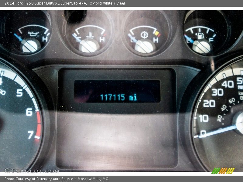 Oxford White / Steel 2014 Ford F250 Super Duty XL SuperCab 4x4