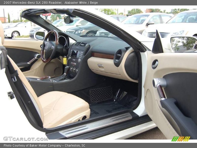 Alabaster White / Beige 2007 Mercedes-Benz SLK 280 Roadster