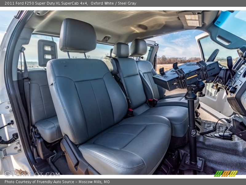 Oxford White / Steel Gray 2011 Ford F250 Super Duty XL SuperCab 4x4