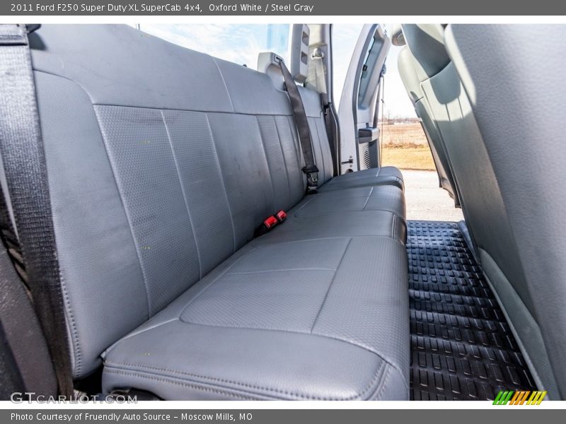 Oxford White / Steel Gray 2011 Ford F250 Super Duty XL SuperCab 4x4