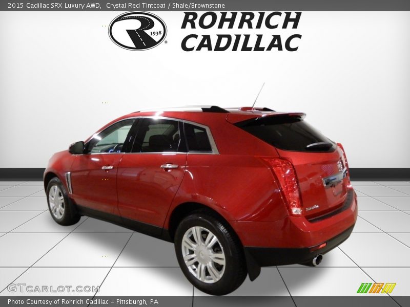 Crystal Red Tintcoat / Shale/Brownstone 2015 Cadillac SRX Luxury AWD