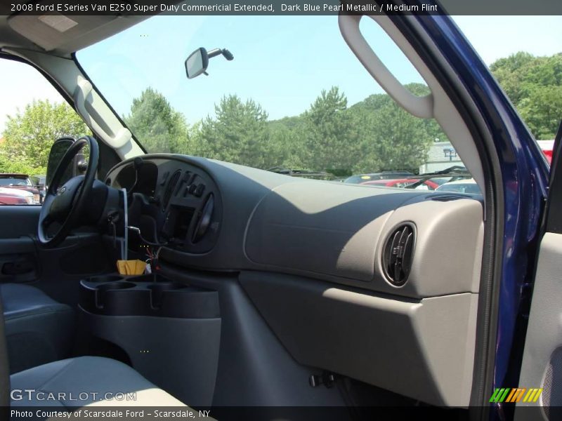 Dark Blue Pearl Metallic / Medium Flint 2008 Ford E Series Van E250 Super Duty Commericial Extended
