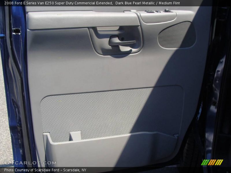 Dark Blue Pearl Metallic / Medium Flint 2008 Ford E Series Van E250 Super Duty Commericial Extended