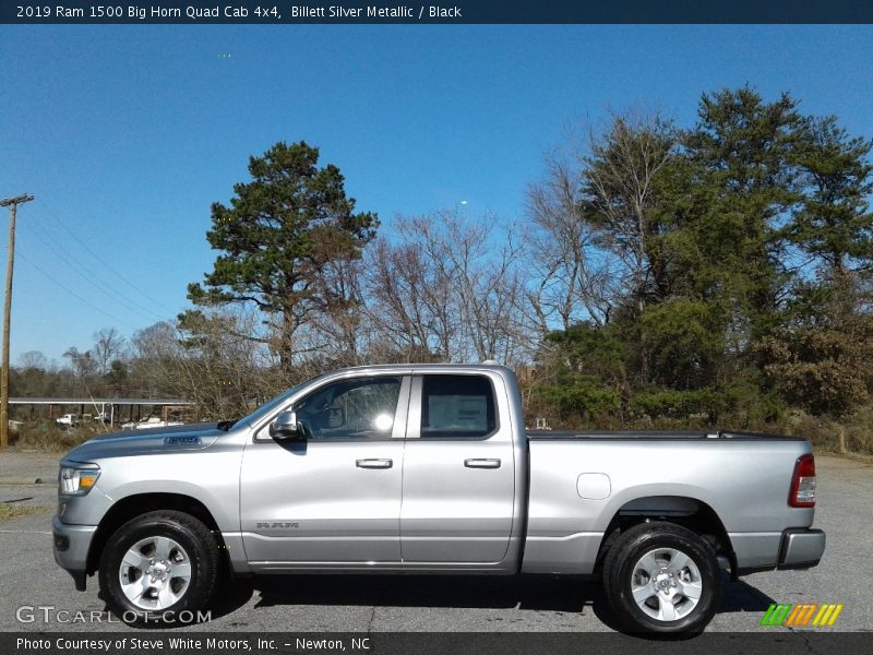 Billett Silver Metallic / Black 2019 Ram 1500 Big Horn Quad Cab 4x4