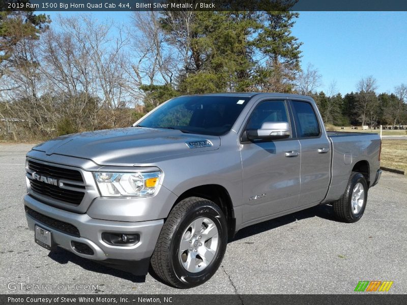 Billett Silver Metallic / Black 2019 Ram 1500 Big Horn Quad Cab 4x4