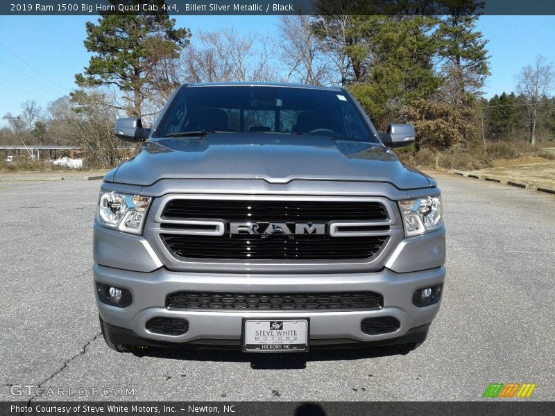 Billett Silver Metallic / Black 2019 Ram 1500 Big Horn Quad Cab 4x4