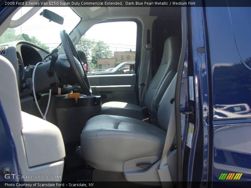 Dark Blue Pearl Metallic / Medium Flint 2008 Ford E Series Van E250 Super Duty Commericial Extended