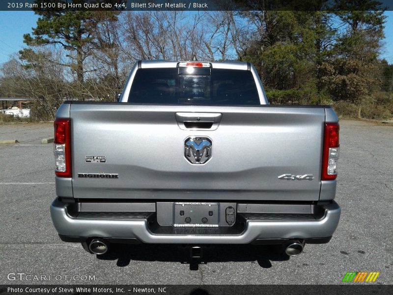 Billett Silver Metallic / Black 2019 Ram 1500 Big Horn Quad Cab 4x4