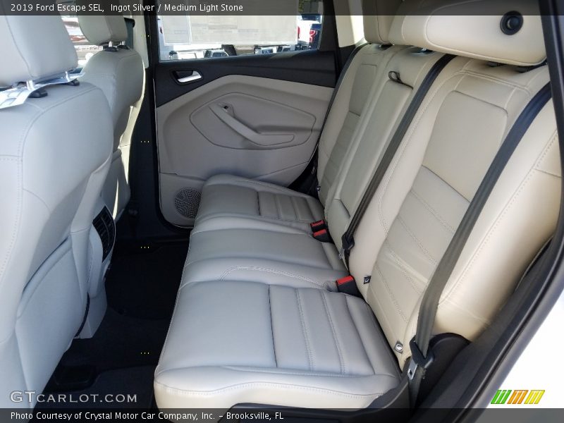 Ingot Silver / Medium Light Stone 2019 Ford Escape SEL