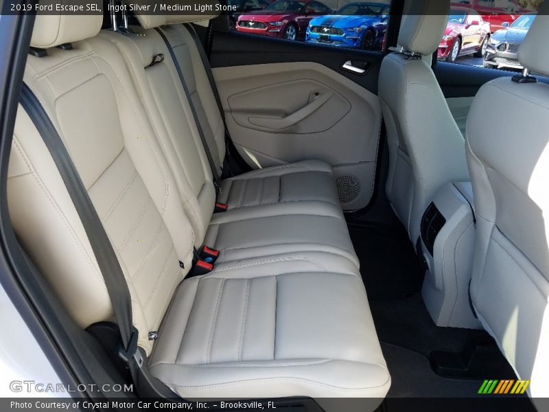 Ingot Silver / Medium Light Stone 2019 Ford Escape SEL