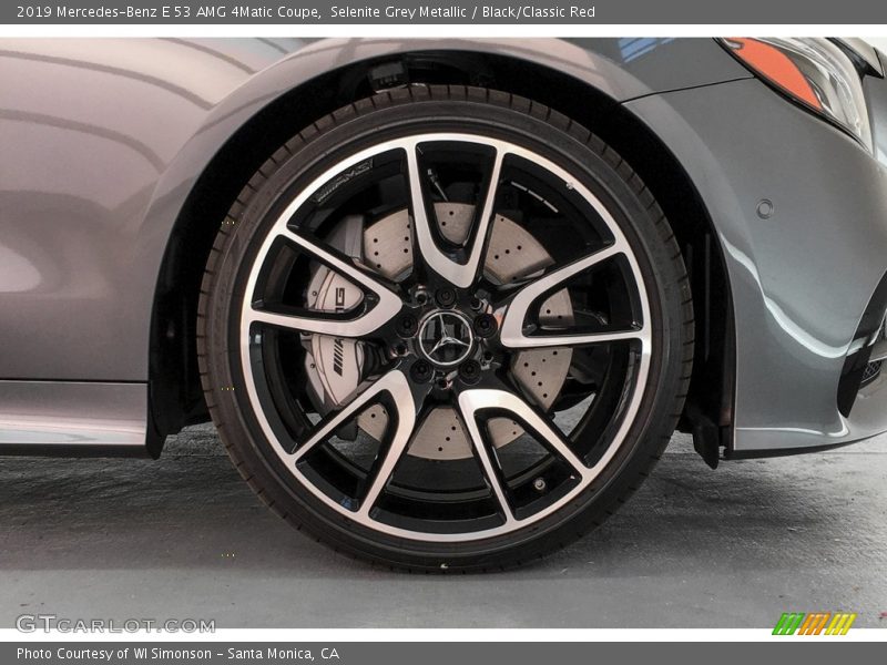 Selenite Grey Metallic / Black/Classic Red 2019 Mercedes-Benz E 53 AMG 4Matic Coupe