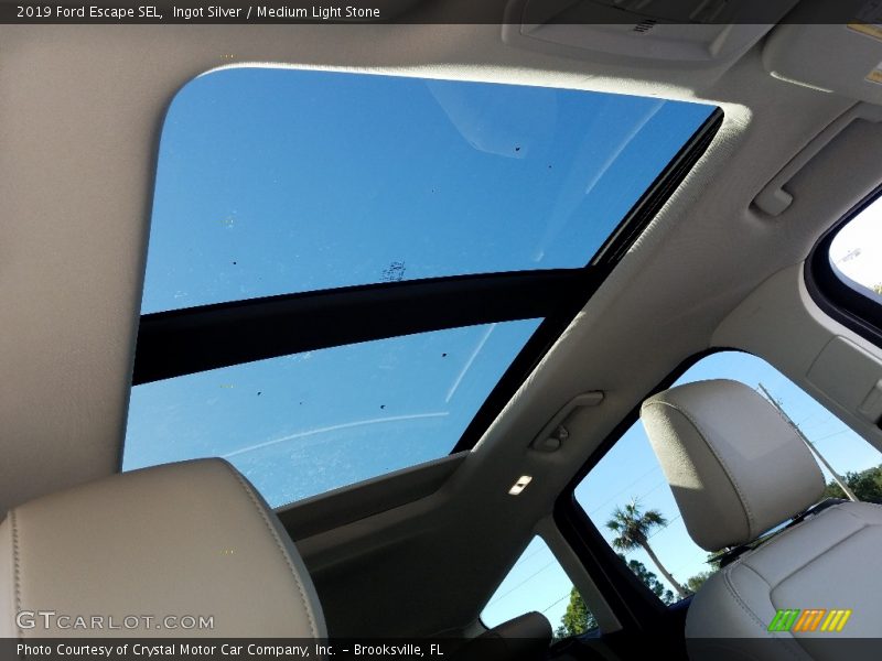 Ingot Silver / Medium Light Stone 2019 Ford Escape SEL