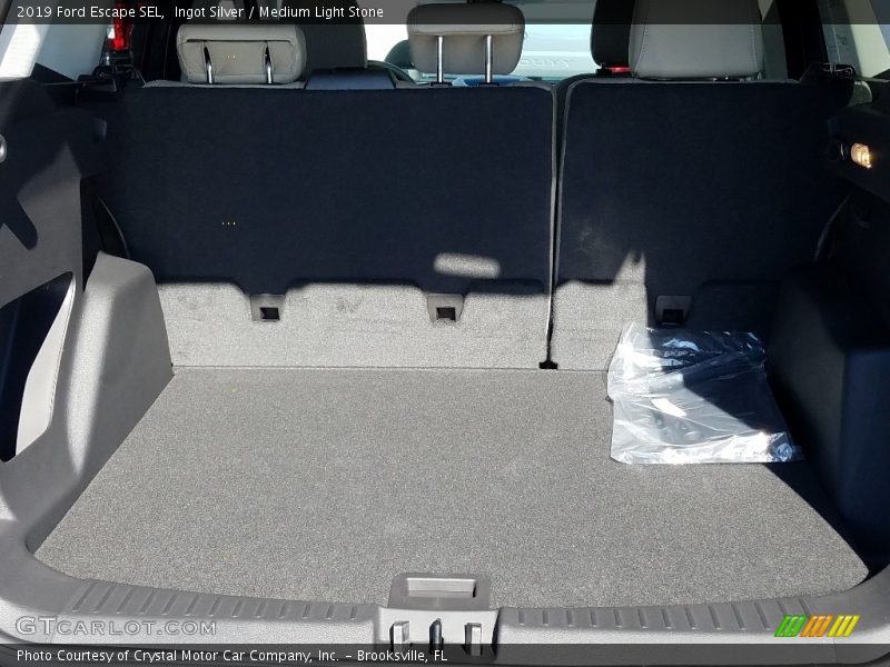Ingot Silver / Medium Light Stone 2019 Ford Escape SEL