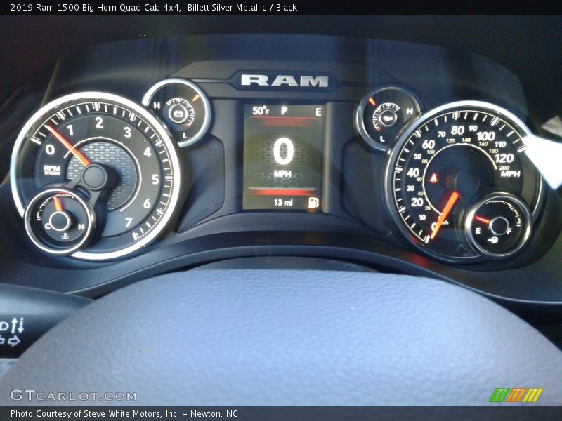 Billett Silver Metallic / Black 2019 Ram 1500 Big Horn Quad Cab 4x4