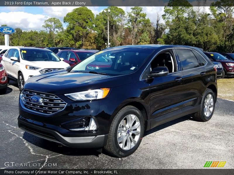 Agate Black / Ebony 2019 Ford Edge Titanium