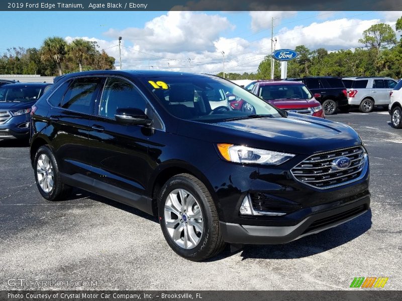 Agate Black / Ebony 2019 Ford Edge Titanium