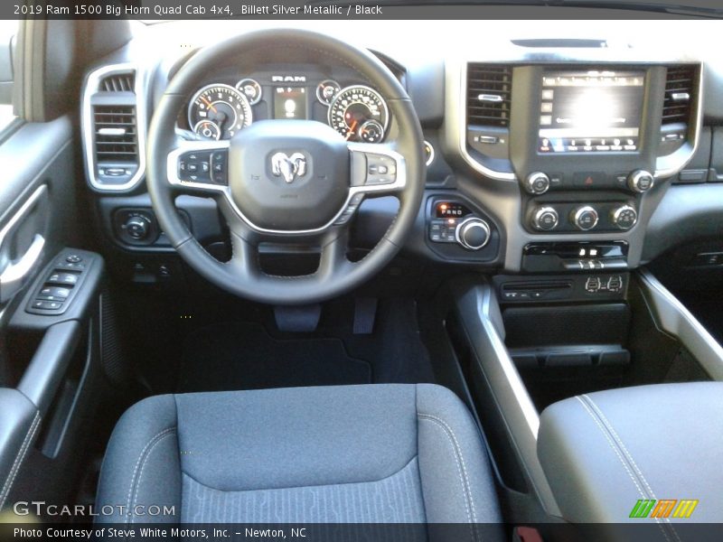 Billett Silver Metallic / Black 2019 Ram 1500 Big Horn Quad Cab 4x4