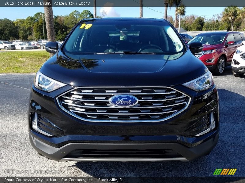 Agate Black / Ebony 2019 Ford Edge Titanium
