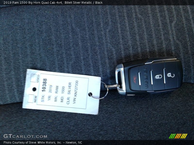 Billett Silver Metallic / Black 2019 Ram 1500 Big Horn Quad Cab 4x4