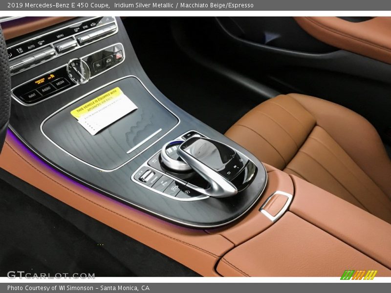 Iridium Silver Metallic / Macchiato Beige/Espresso 2019 Mercedes-Benz E 450 Coupe