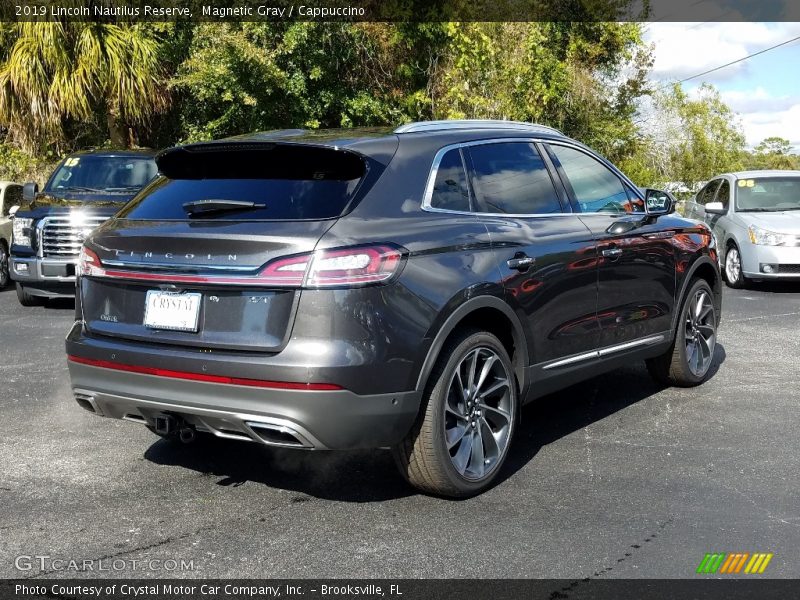 Magnetic Gray / Cappuccino 2019 Lincoln Nautilus Reserve