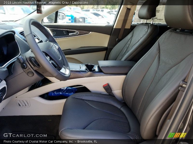 Magnetic Gray / Cappuccino 2019 Lincoln Nautilus Reserve