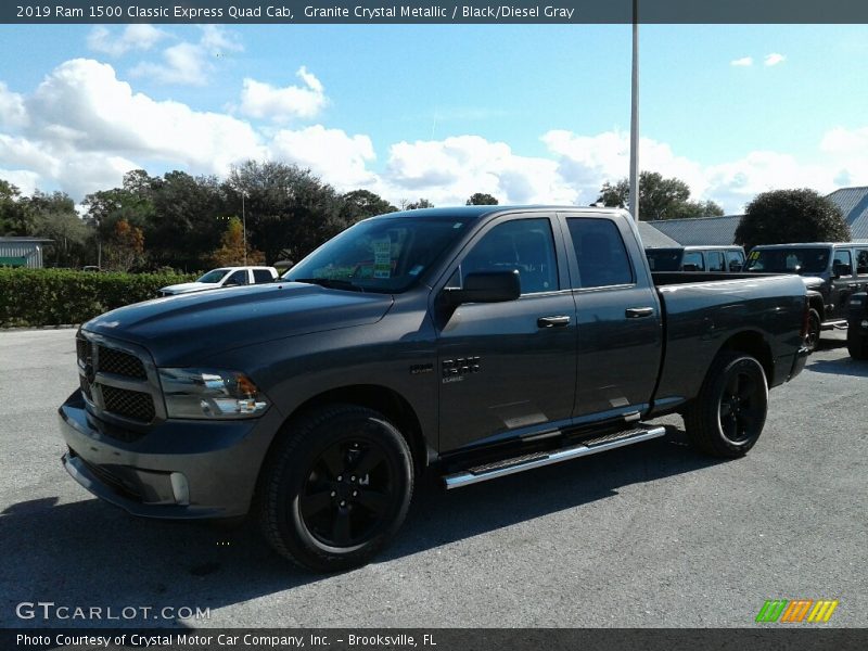 Granite Crystal Metallic / Black/Diesel Gray 2019 Ram 1500 Classic Express Quad Cab