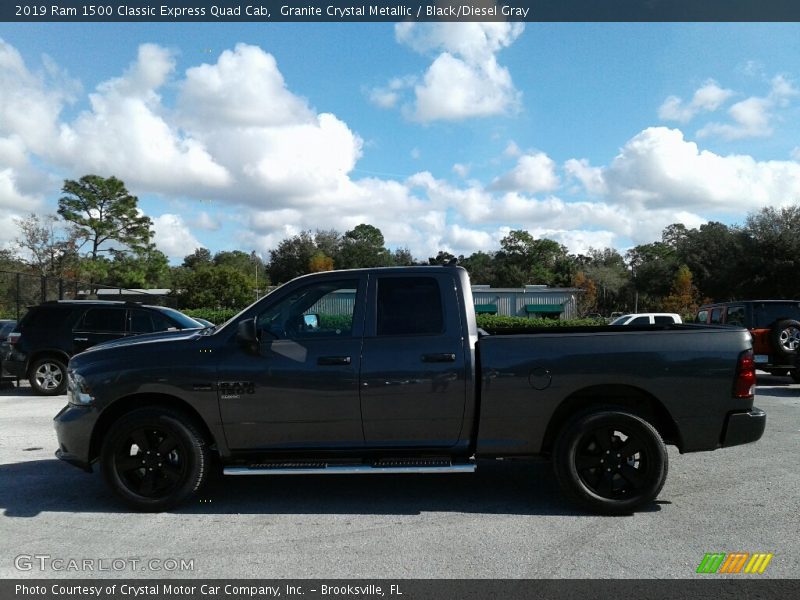 Granite Crystal Metallic / Black/Diesel Gray 2019 Ram 1500 Classic Express Quad Cab