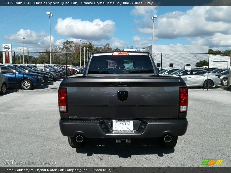 Granite Crystal Metallic / Black/Diesel Gray 2019 Ram 1500 Classic Express Quad Cab