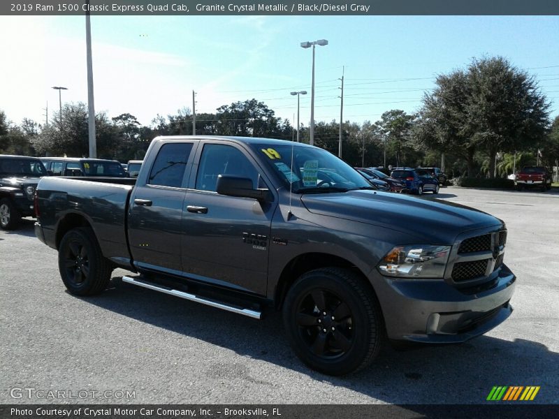 Granite Crystal Metallic / Black/Diesel Gray 2019 Ram 1500 Classic Express Quad Cab