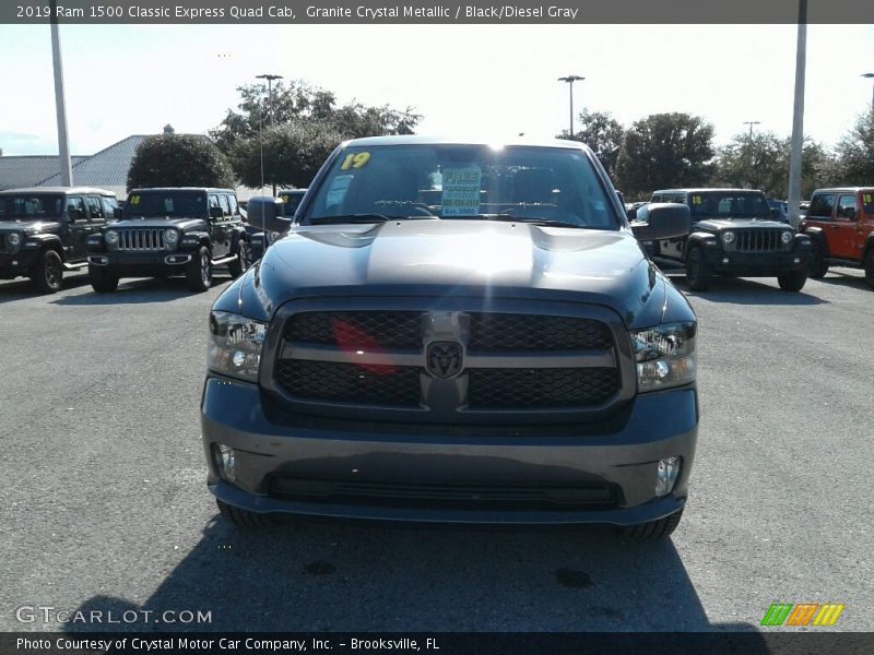 Granite Crystal Metallic / Black/Diesel Gray 2019 Ram 1500 Classic Express Quad Cab