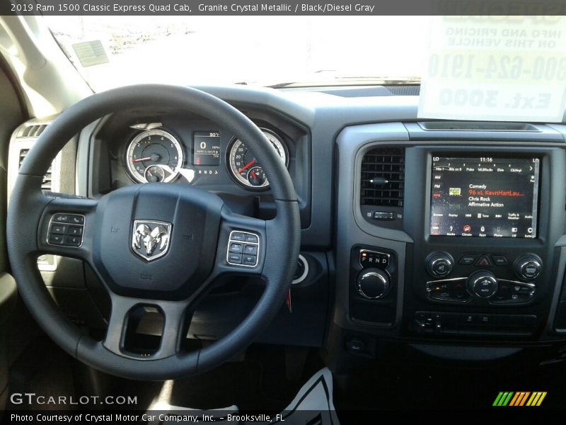 Granite Crystal Metallic / Black/Diesel Gray 2019 Ram 1500 Classic Express Quad Cab