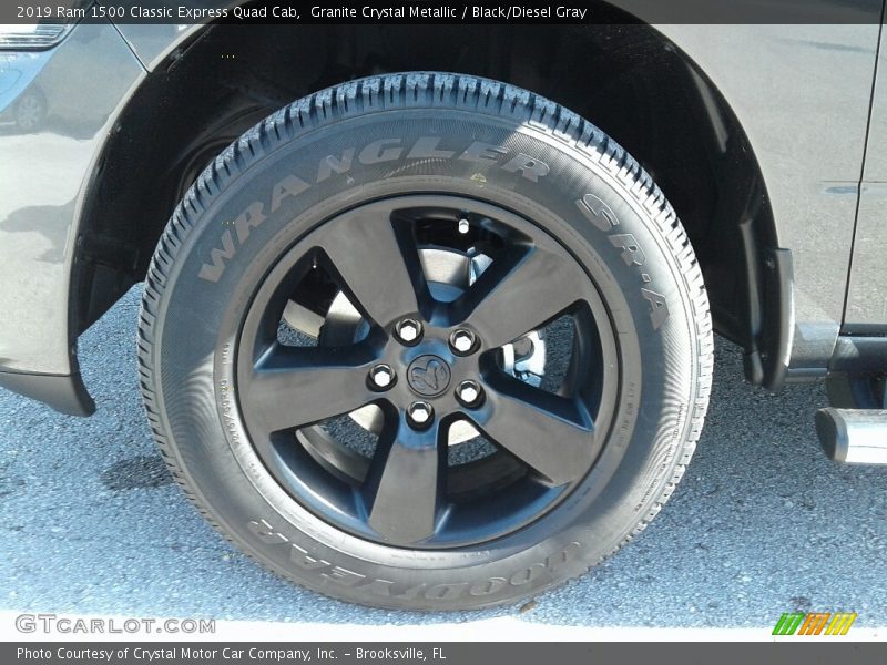 Granite Crystal Metallic / Black/Diesel Gray 2019 Ram 1500 Classic Express Quad Cab