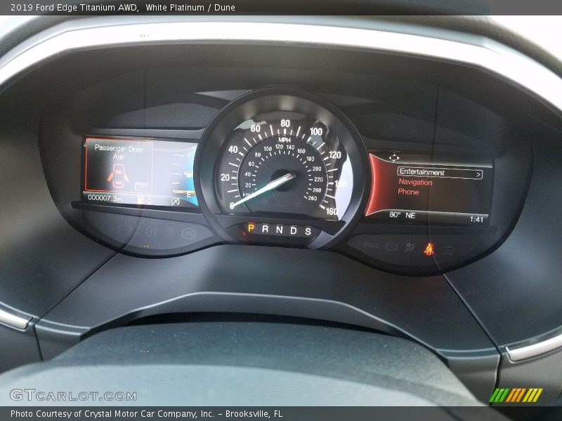 White Platinum / Dune 2019 Ford Edge Titanium AWD