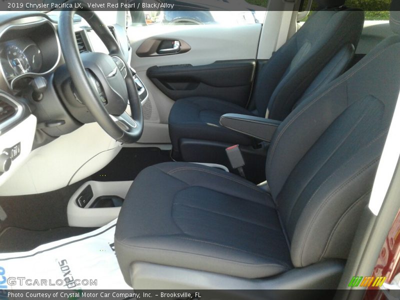  2019 Pacifica LX Black/Alloy Interior