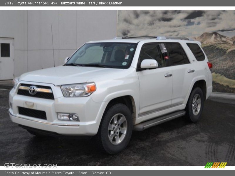 Blizzard White Pearl / Black Leather 2012 Toyota 4Runner SR5 4x4