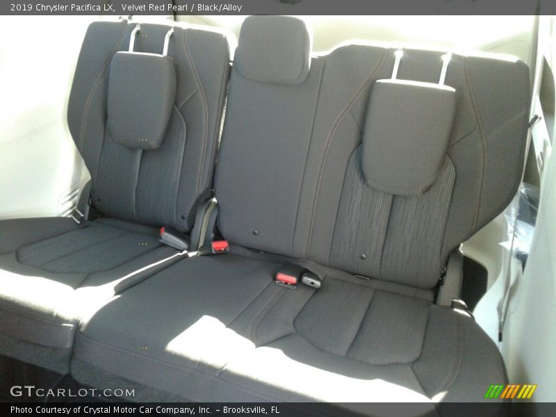 Rear Seat of 2019 Pacifica LX