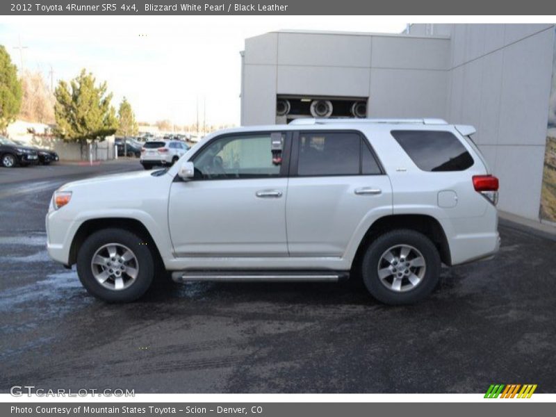 Blizzard White Pearl / Black Leather 2012 Toyota 4Runner SR5 4x4