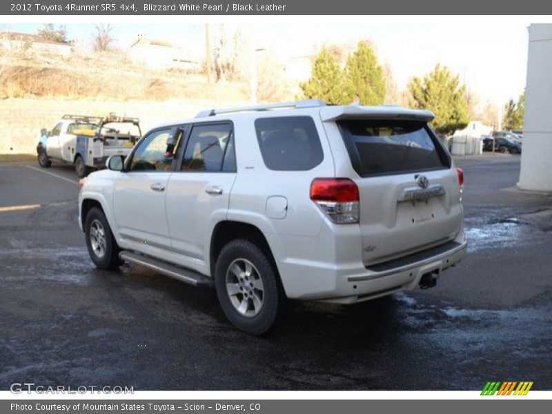 Blizzard White Pearl / Black Leather 2012 Toyota 4Runner SR5 4x4