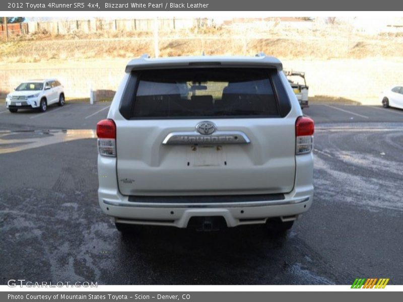 Blizzard White Pearl / Black Leather 2012 Toyota 4Runner SR5 4x4