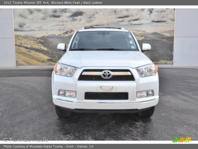 Blizzard White Pearl / Black Leather 2012 Toyota 4Runner SR5 4x4