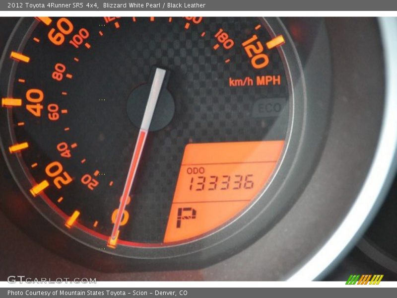 Blizzard White Pearl / Black Leather 2012 Toyota 4Runner SR5 4x4