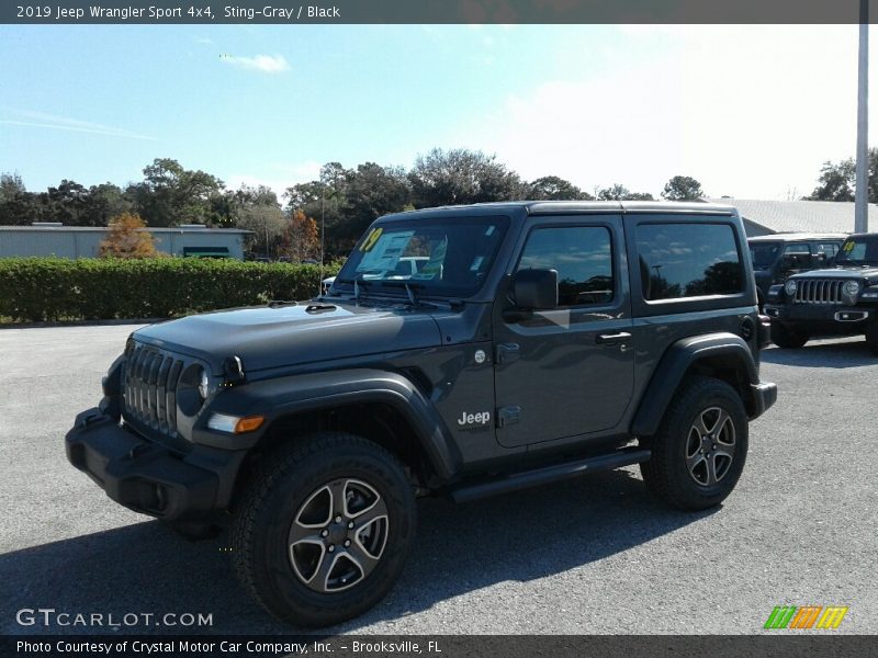 Sting-Gray / Black 2019 Jeep Wrangler Sport 4x4