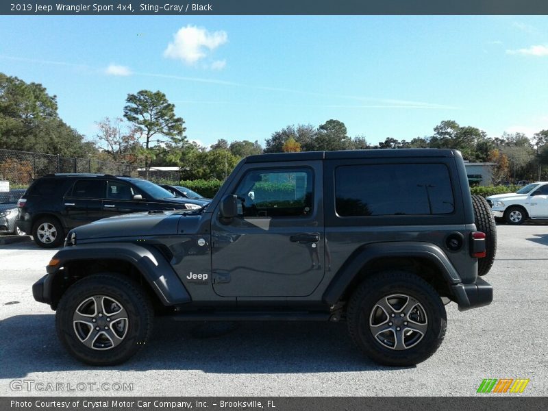 Sting-Gray / Black 2019 Jeep Wrangler Sport 4x4