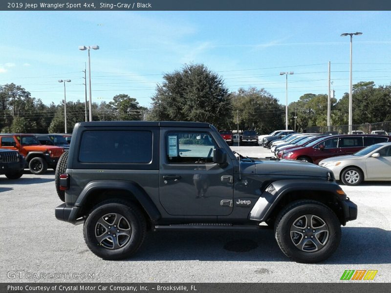 Sting-Gray / Black 2019 Jeep Wrangler Sport 4x4